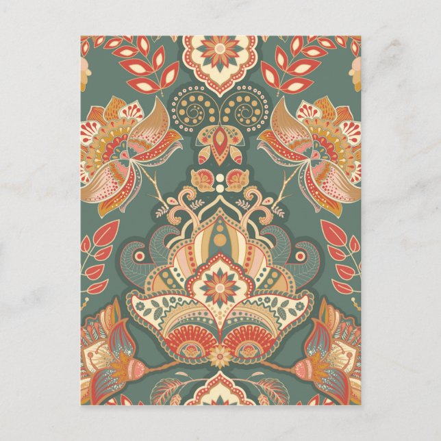 Wellness-Mandalase boho Postkarte (Vorderseite)