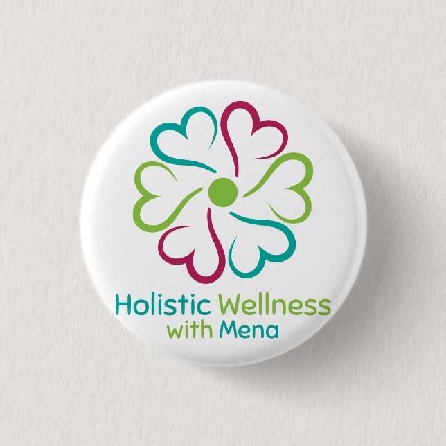 Wellness mit Mena Button (Vorderseite)