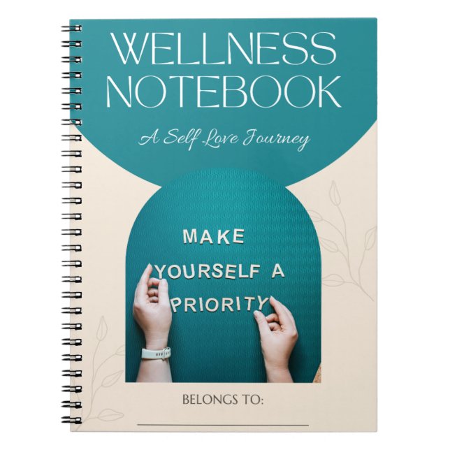 WELLNESS NOTEBOOK NOTIZBLOCK (Vorderseite)