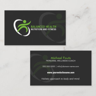 Wellness und Nahrungs-Trainer Visitenkarte