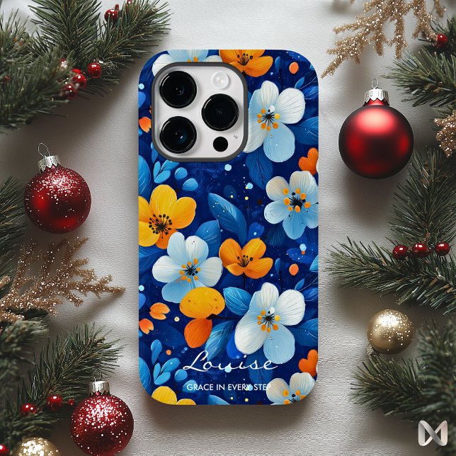 Wellness Vibranly Floral Elegance Case-Mate iPhone 14 Pro Hülle (Von Creator hochgeladen)