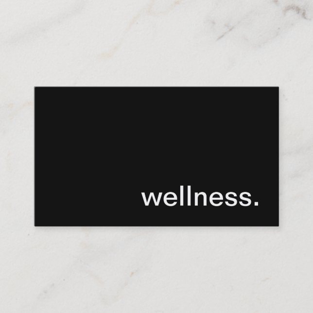 Wellness-Visitenkarte Visitenkarte (Vorderseite)