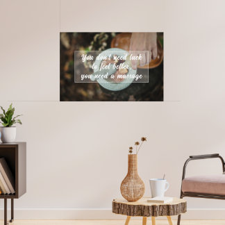 Wellness Wall Art for Spa and Salon Poster
