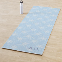 Wellness Waters Exercise Mat - Icy Snowflake  Yogamatte