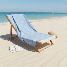 Wellness Waters Gym Towel - Icy Blue Snowflake 