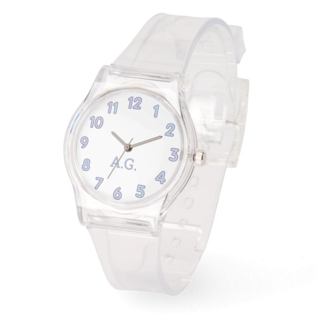 Wellness Waters Wristwatch - Transparent Ice Desig Armbanduhr (Winkel)