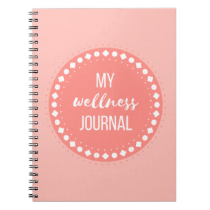 Wellness-Zeitschrift Notizblock