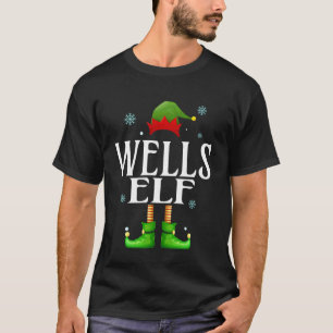Wells Elf Weihnachten Lustige Männer Familie Passe T-Shirt
