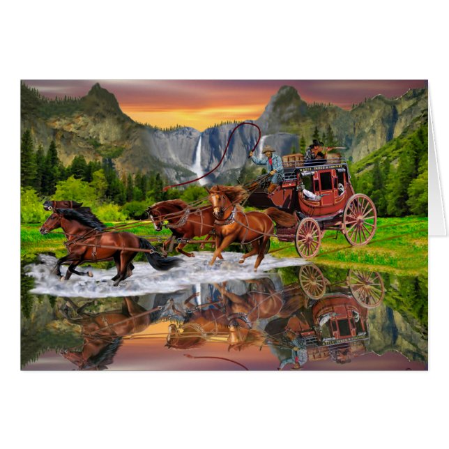 WELLS FARGO POSTKOCHE (Vorderseite (Horizontal))