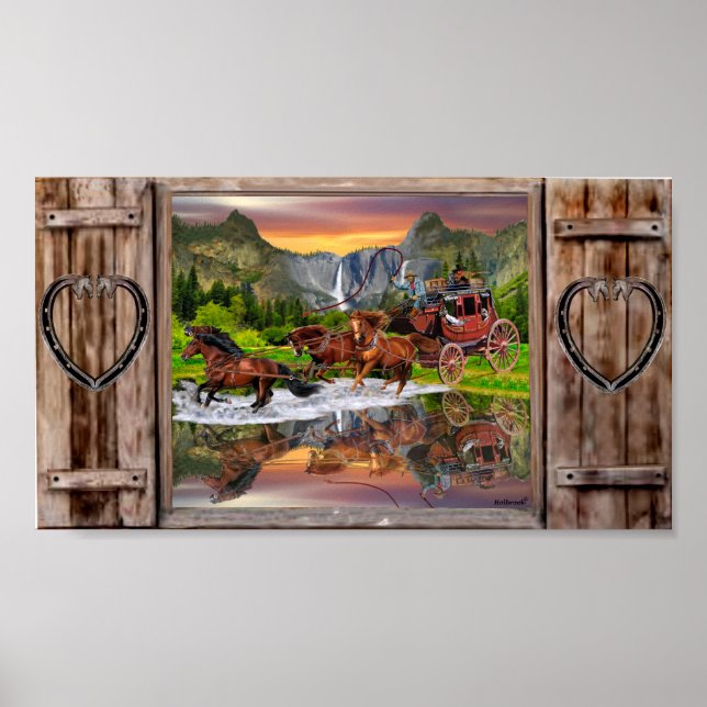 WELLS FARGO STAGECOACH POSTER (Vorne)