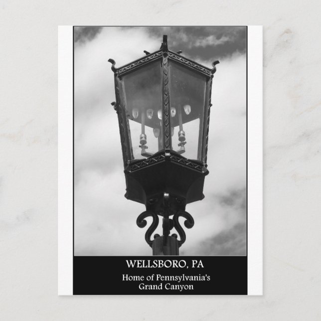 Wellsboro, PA-Zuhause des Grand Canyon in Pennsylv Postkarte (Vorderseite)