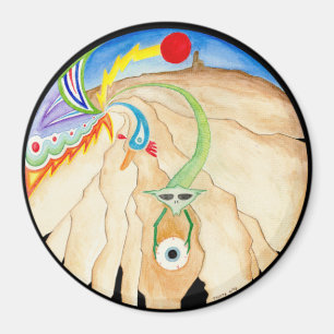 "Wellspring-" Mandala-Magnet Magnet