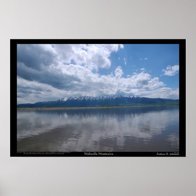 Wellsville Mountains Poster (Vorne)