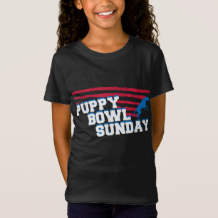 Welpe Bowl Sonntag Niedlich Hund Lover Geschenk T-Shirt
