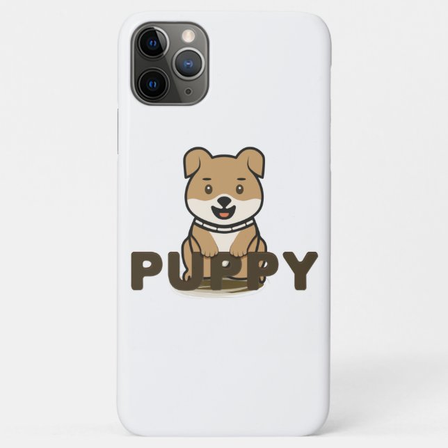 Welpe Case-Mate iPhone Hülle (Rückseite)