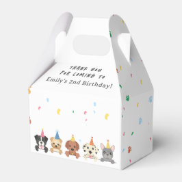 Welpe Dog Birthday Danke Geschenkschachtel