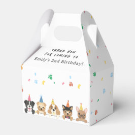 Welpe Dog Birthday Danke Geschenkschachtel