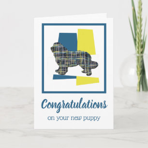 Welpe Dog Gratulation Gruß Karte