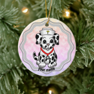 Welpe Dog Nurse Ornament