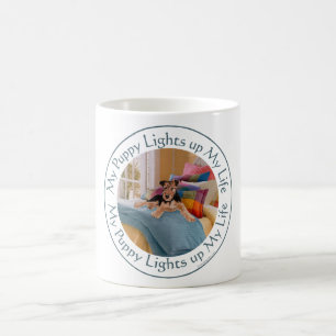 Welpe erhellt mein Leben Kaffeetasse
