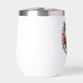 Welpe & Floral 70er Retro "Peace & Liebe"