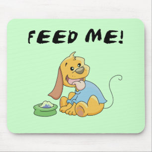 Welpe füttern mir T-Shirts und Geschenke Mousepad