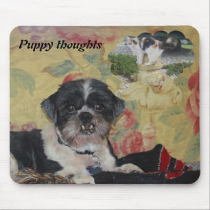 Welpe Gedanken Mousepad
