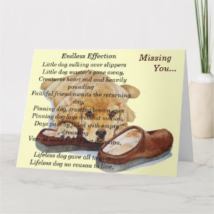 Welpe-Golden Retriever-Hundeportrait vermisst Karte