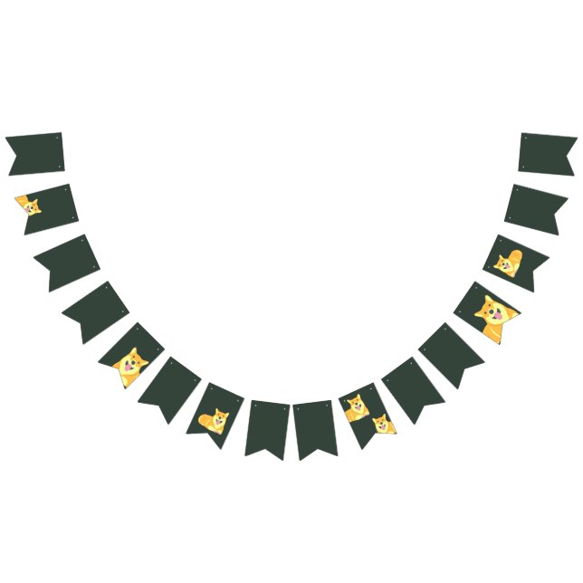 Welpe Hund Birthday Pawty Party Jagd Flag Banner (Alle)