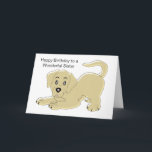 Welpe Hund Personalisiert Sister Birthday Karte<br><div class="desc">Grußkarte Labrador Hund Design Schwester Geburtstagskarte. Passen Sie diese Geburtstagskarte mit jedem beliebigen Text an und lassen Sie sie dann ausdrucken und an Sie senden oder laden Sie sie sofort auf Ihr Mobiltelefon herunter. Wenn Sie Hilfe bei der Anpassung benötigen, kontaktieren Sie uns über den Link auf dieser Seite. Welpen...</div>