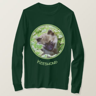 Welpe im Garten Malerei Original Kunst T-Shirt