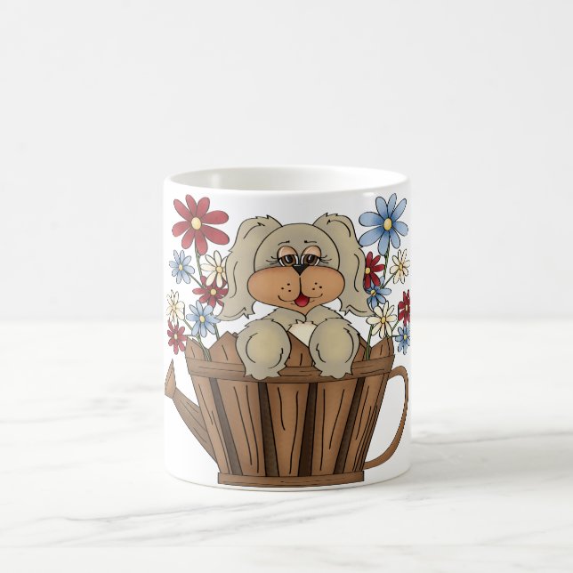 Welpe in der a-Bewässerungs-Dosen-Tasse Kaffeetasse (Mittel)