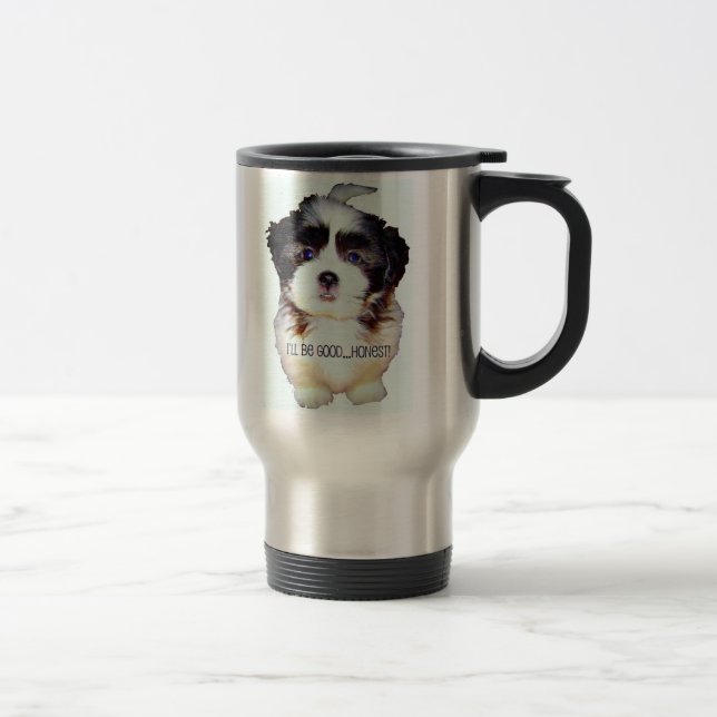 Welpe IsolierTasse Reisebecher (Rechts)