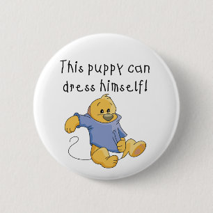 Welpe kleiden oben T-Shirts und Geschenke Button