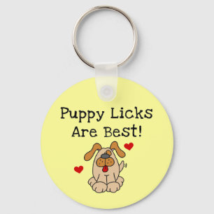 Welpe Licks sind beste T-Shirts und Geschenke Schlüsselanhänger