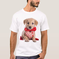 Welpe Liebe Bandana Valentine's Day Adorable