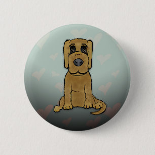 Welpe Liebe Button