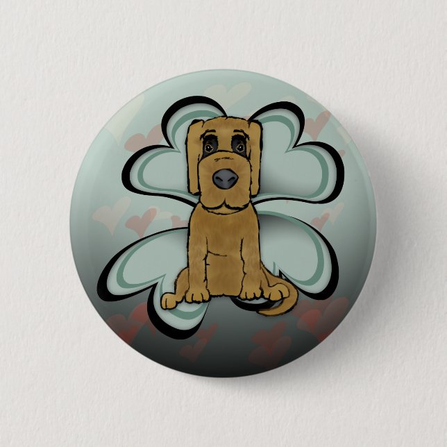 Welpe Liebe Button (Vorderseite)
