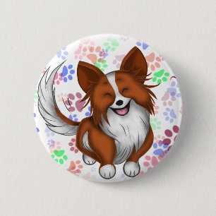 Welpe Liebe Button