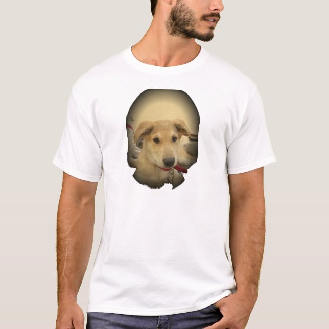 Welpe Liebe: Der beste Freund des Menschen T-Shirt (Vorderseite)