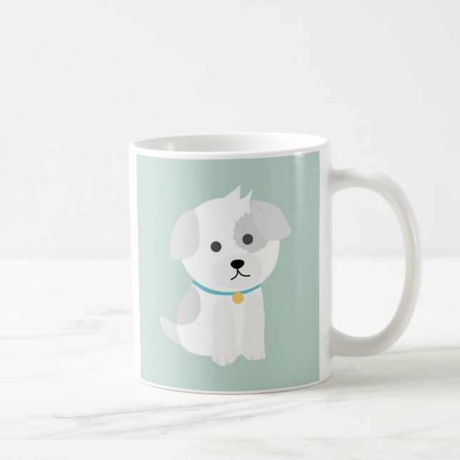 Welpe Liebe Kaffeetasse (Rechts)