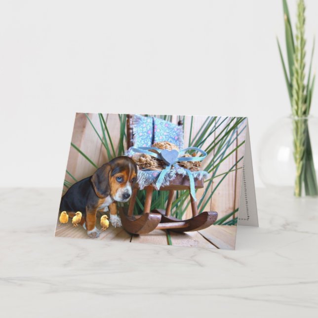 Welpe Liebe Karte (Vorderseite)