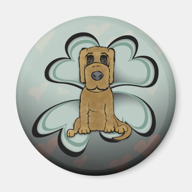 Welpe Liebe Magnet (Vorne)