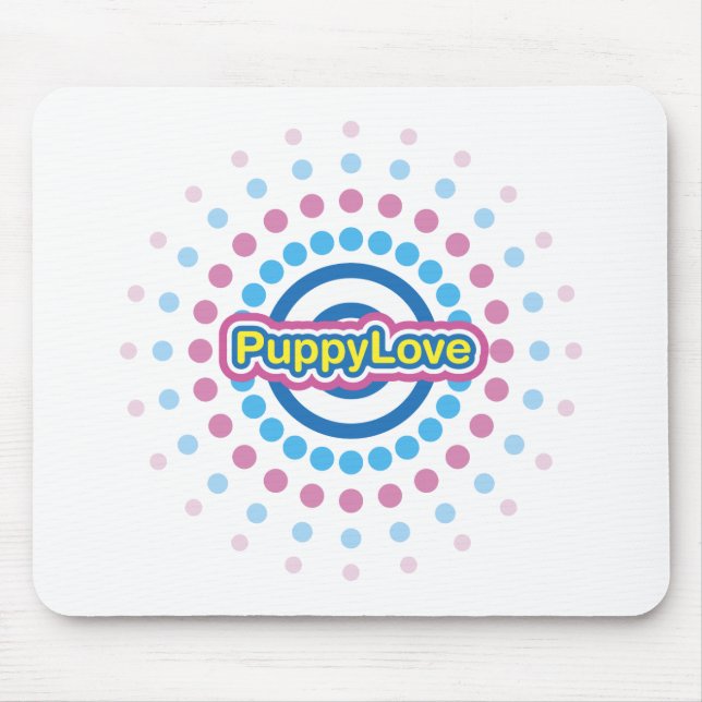 Welpe Liebe Mousepad (Vorne)