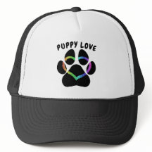 Welpe Liebe Rainbow Heart