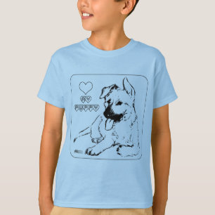 Welpe Liebe T-Shirt