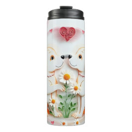 Welpe Liebe Thermosbecher