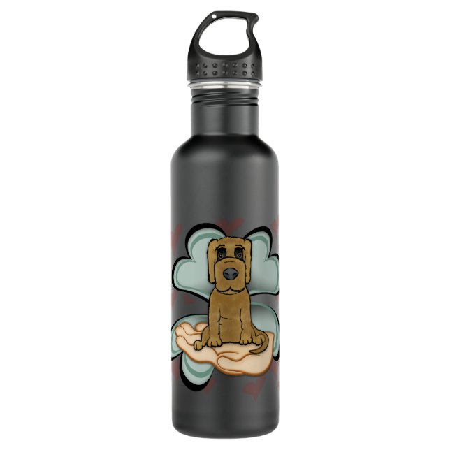 Welpe Liebe Trinkflasche (Vorderseite)