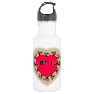 Welpe Liebe Trinkflasche
