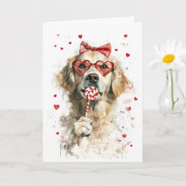 Welpe Liebe Valentinstag Karte